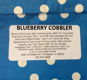BLUEBERRY COBBLER - Click Image to Close