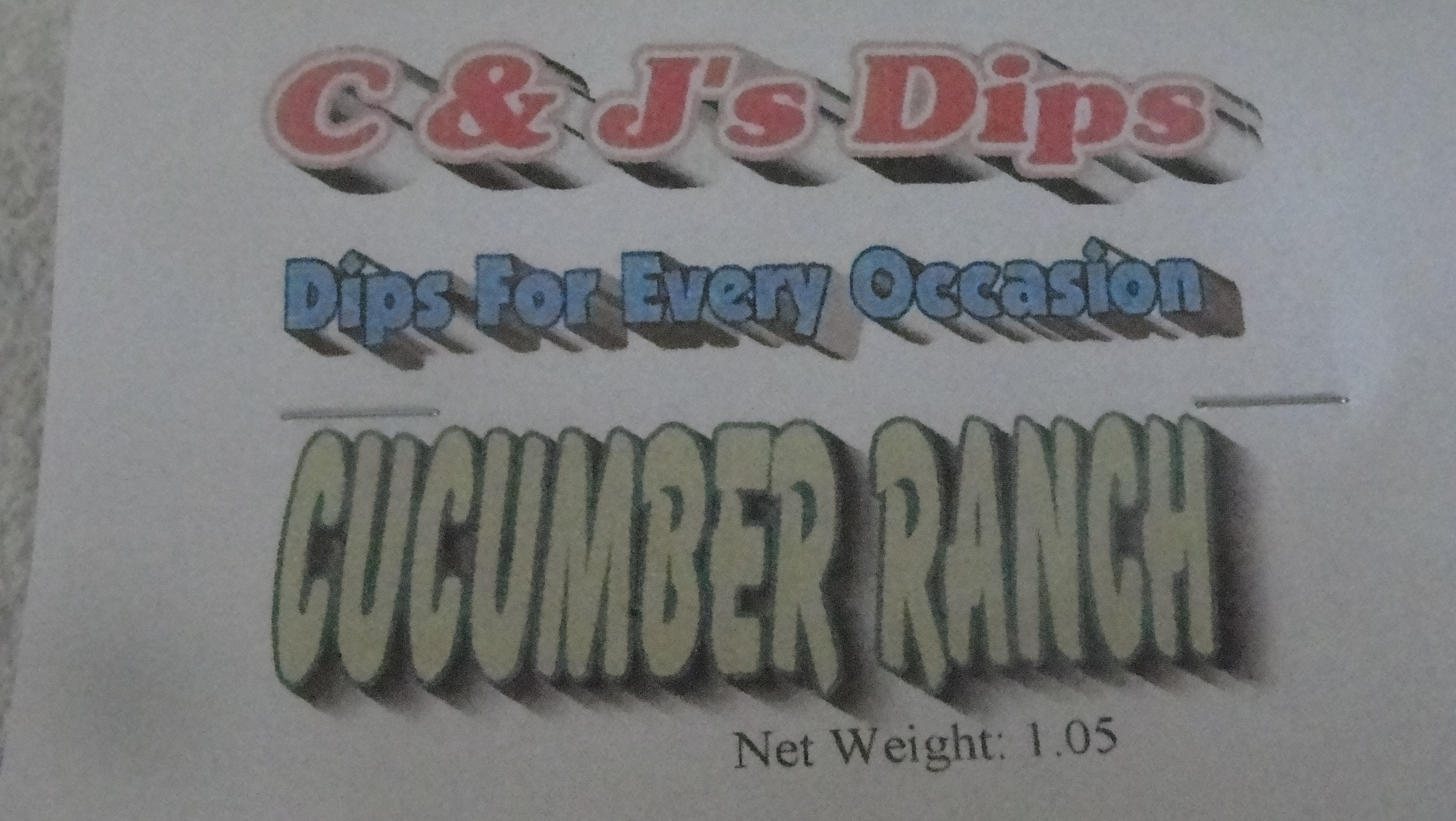 Cucumber Ranch Dip